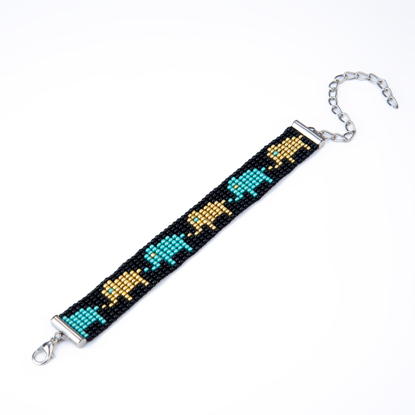 Night Tuskers Bead Loom Bracelet