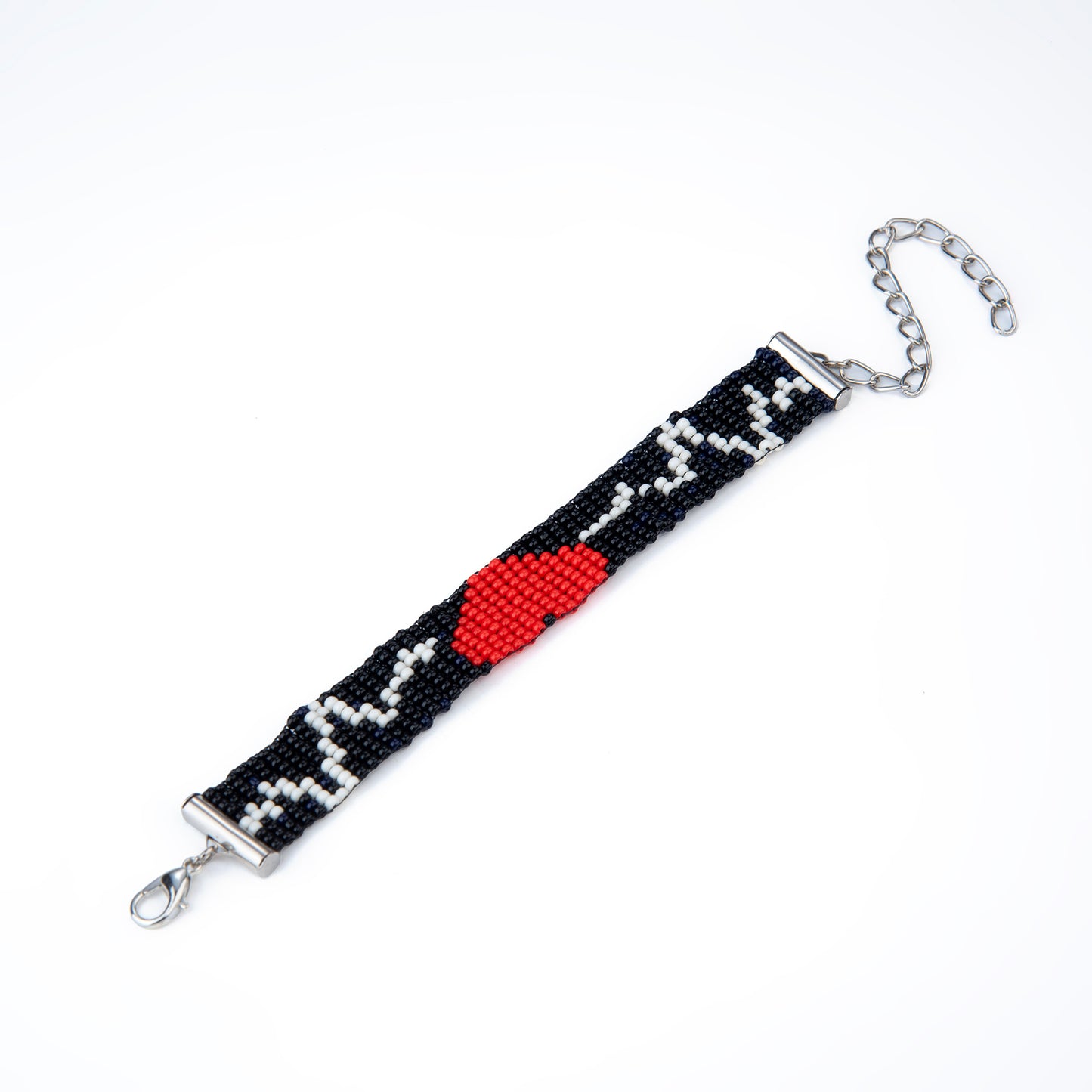 Heartwave Bead Loom Bracelet