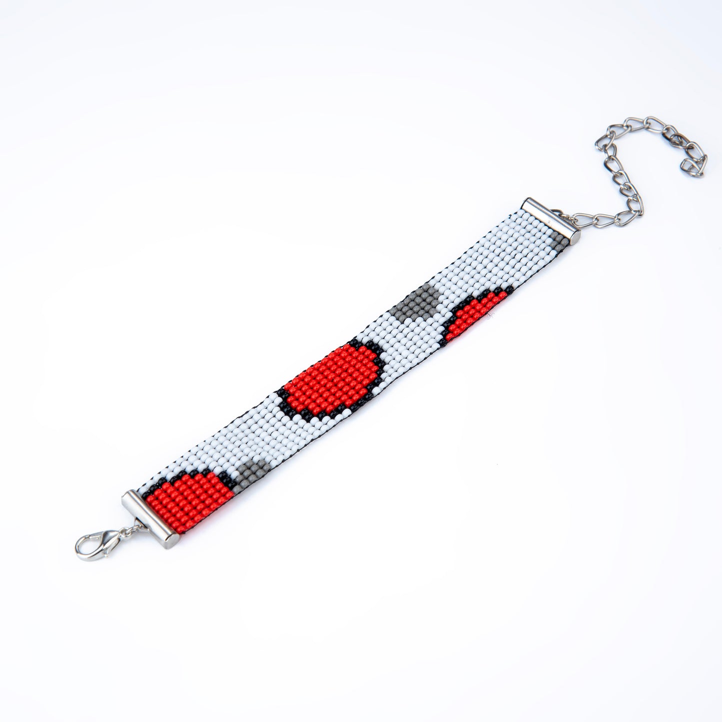 Snowberry Bead Loom Bracelet