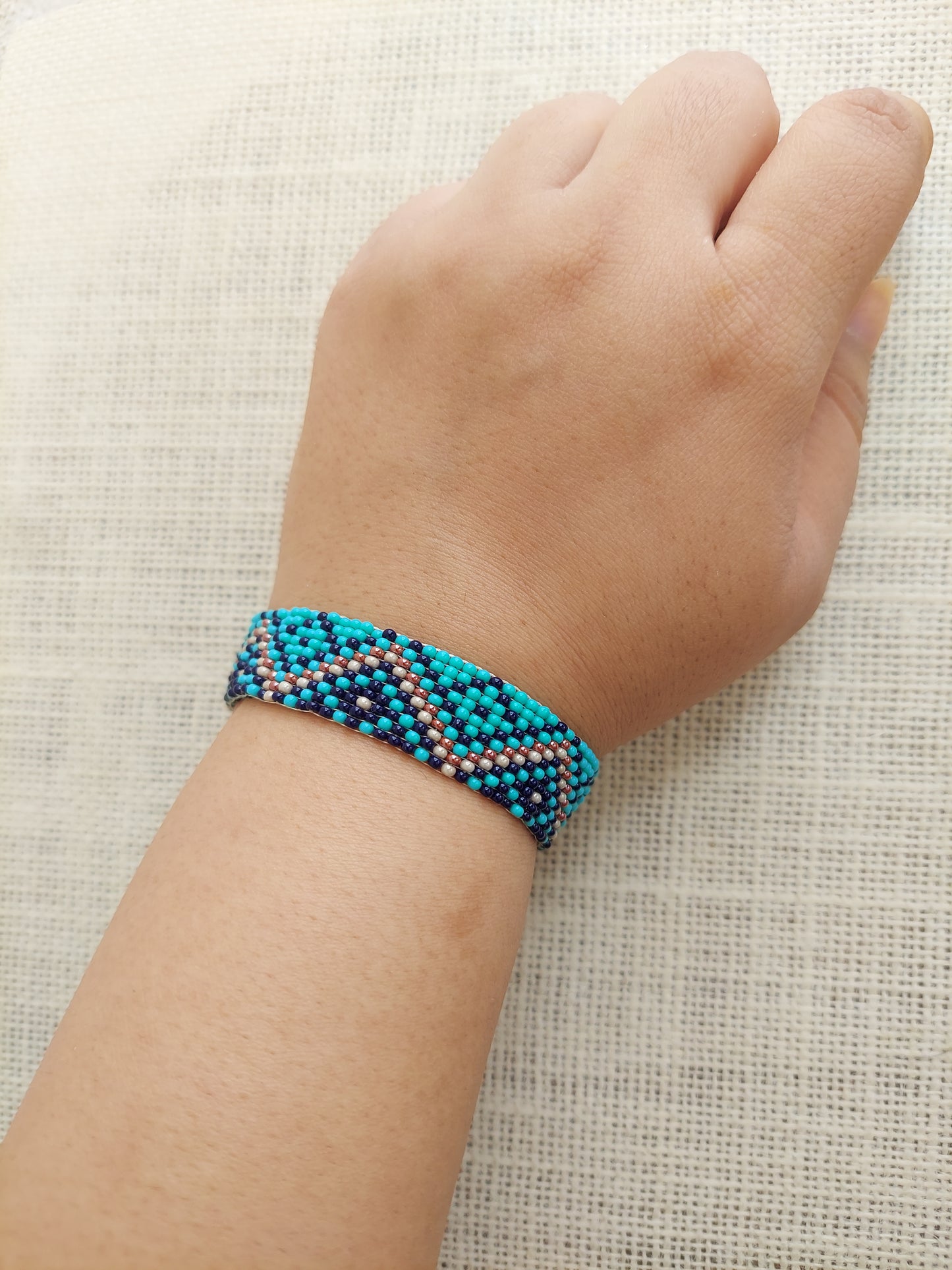 Nightfall Bead Loom Bracelet