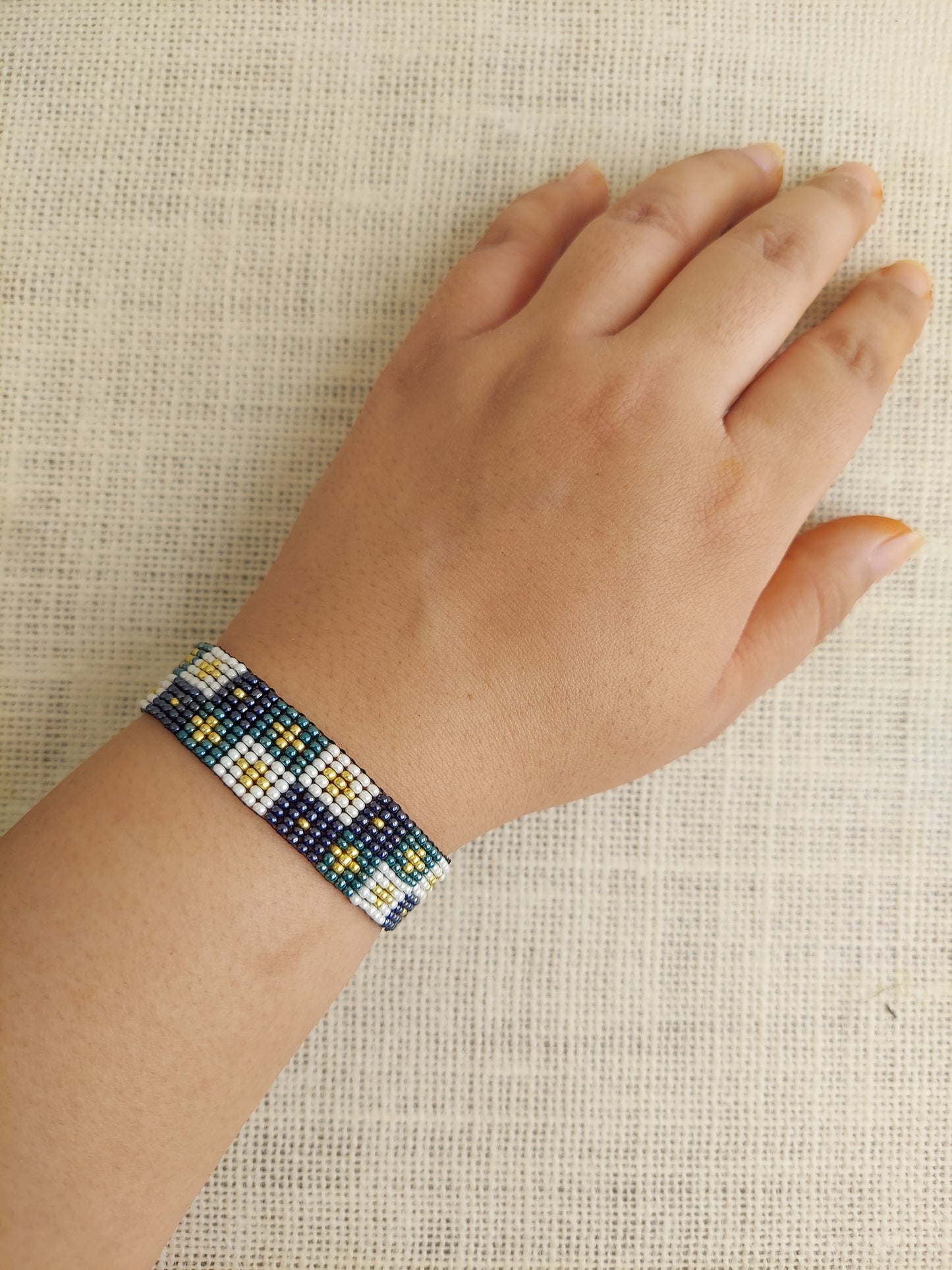 Earthscape Bead Loom Bracelet