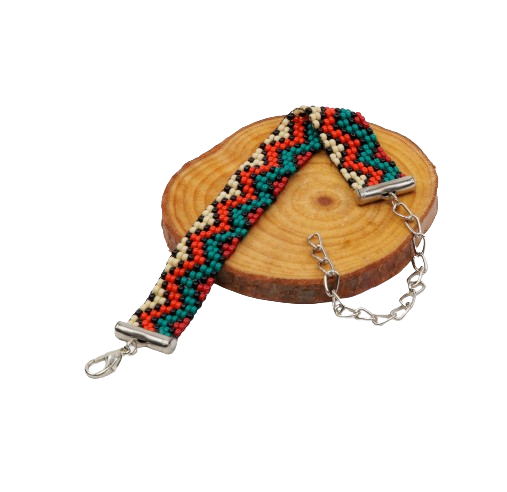 Zigzag Bead Loom Bracelet