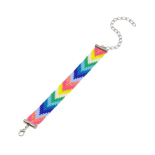 Vibgyor Bead Loom Bracelet