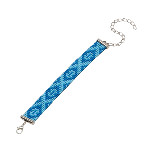 Iceberg Bead Loom Bracelet