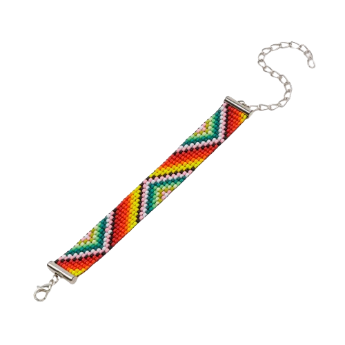 Kaleidoscope Bead Loom Bracelet