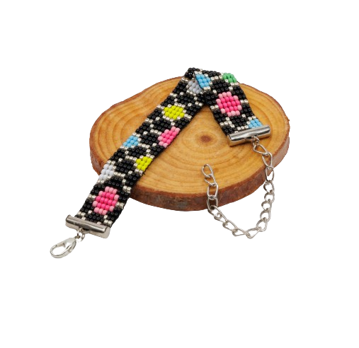 Ping Balls Bead Loom Bracelet