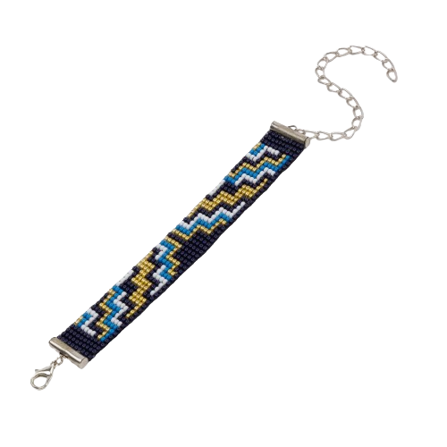 Morning Glory Bead Loom Bracelet