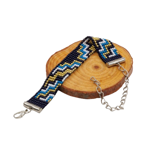 Morning Glory Bead Loom Bracelet