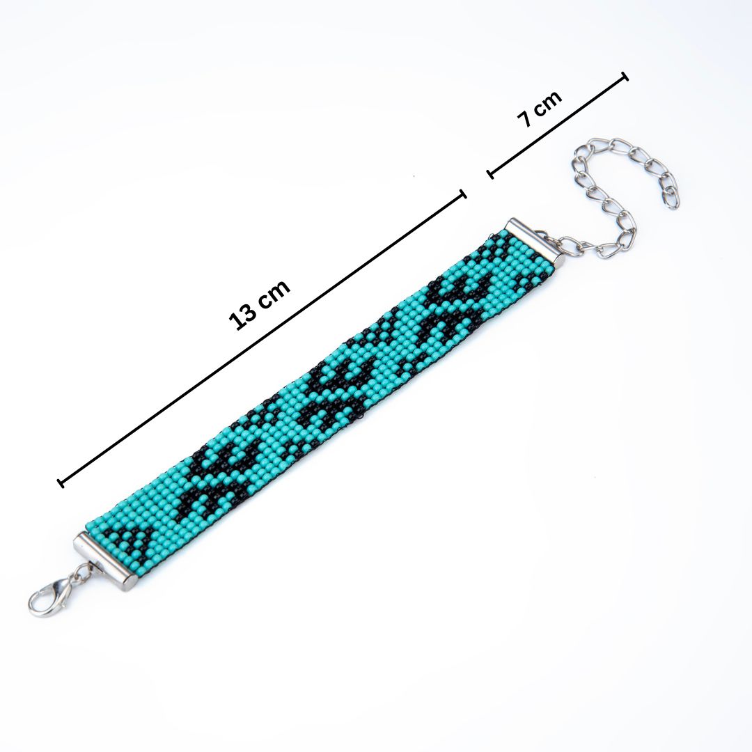 Arctic Shadows Bead Loom Bracelet
