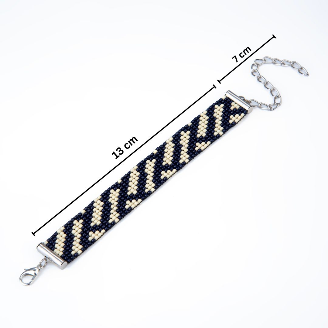 Vanilla Berry Bead Loom Bracelet