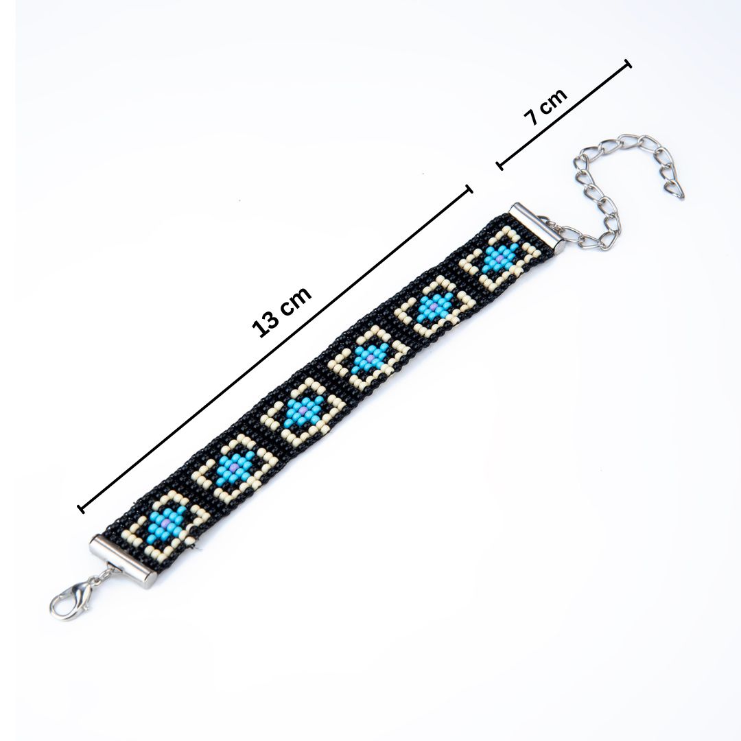 Dusk Bead Loom Bracelet