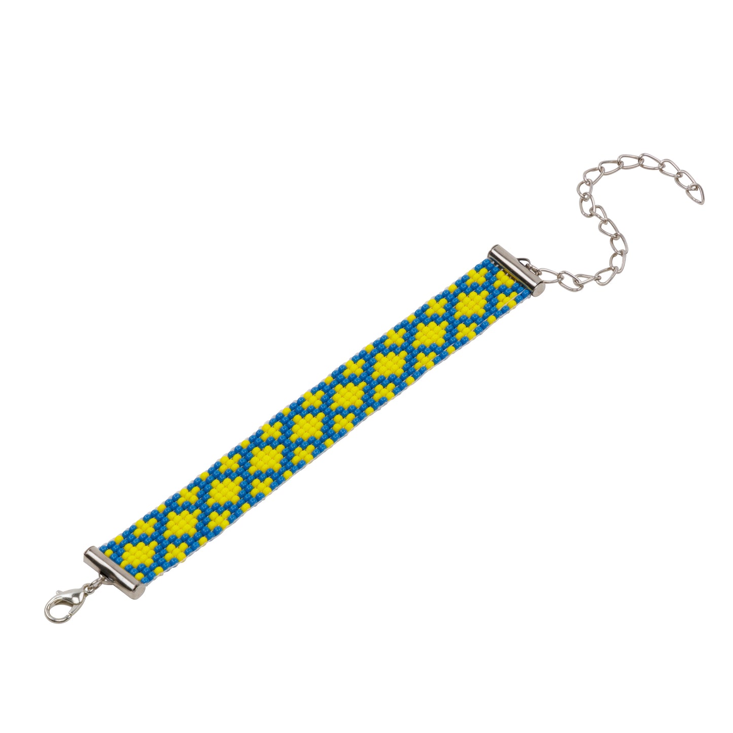 Lemonade Fizz Bead Loom Bracelet