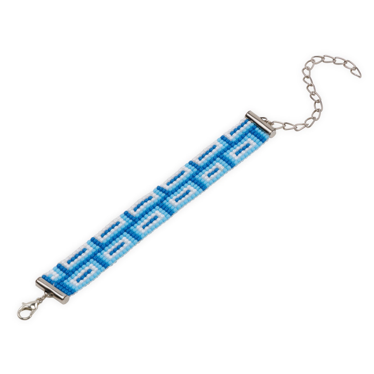 Cloud Cast Bead Loom Bracelet