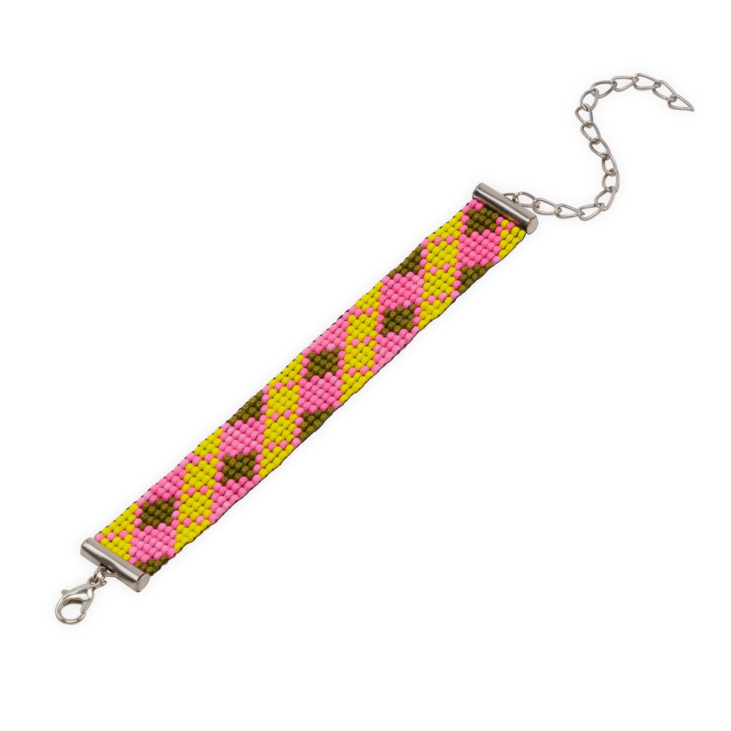 Garden Glow Bead Loom Bracelet