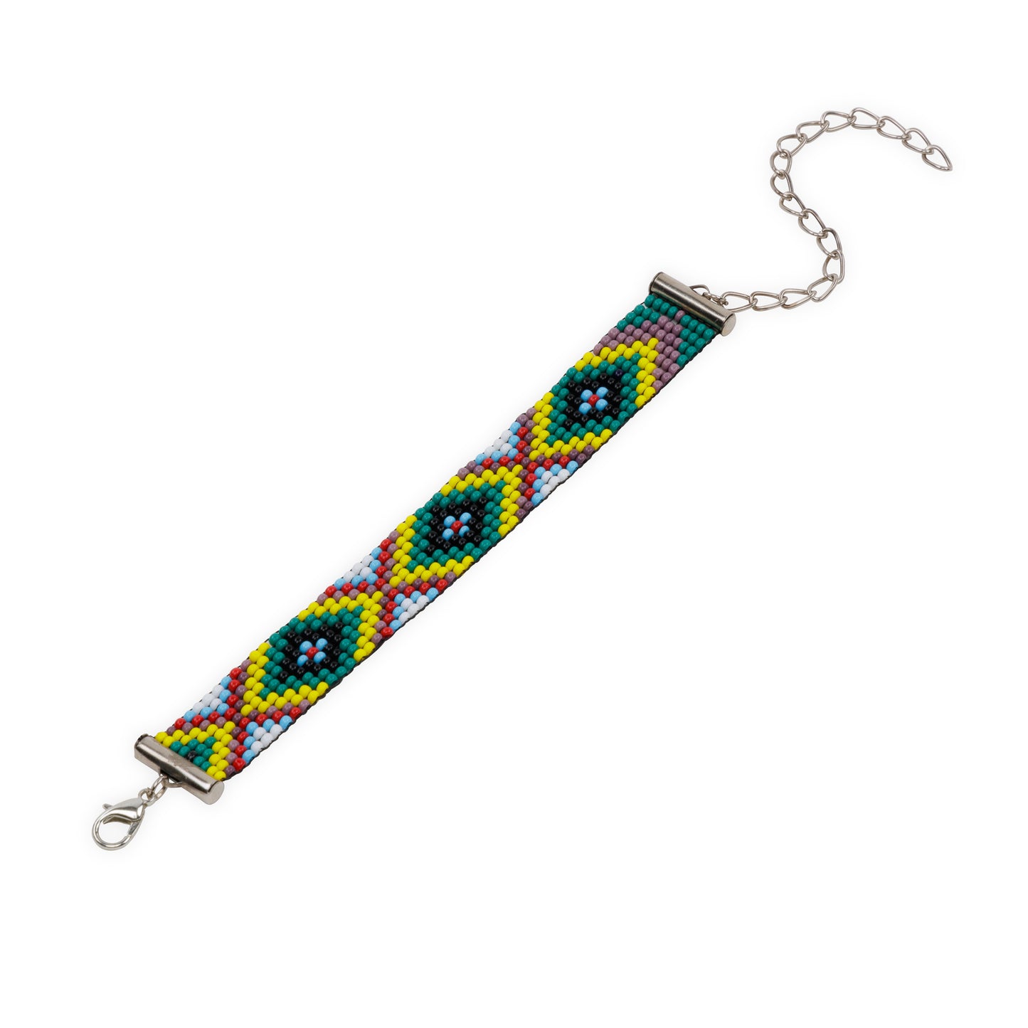 Kaleidoscope Bead Loom Bracelet