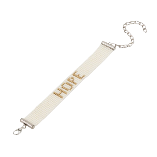 Hope- Loom Beaded Bracelet