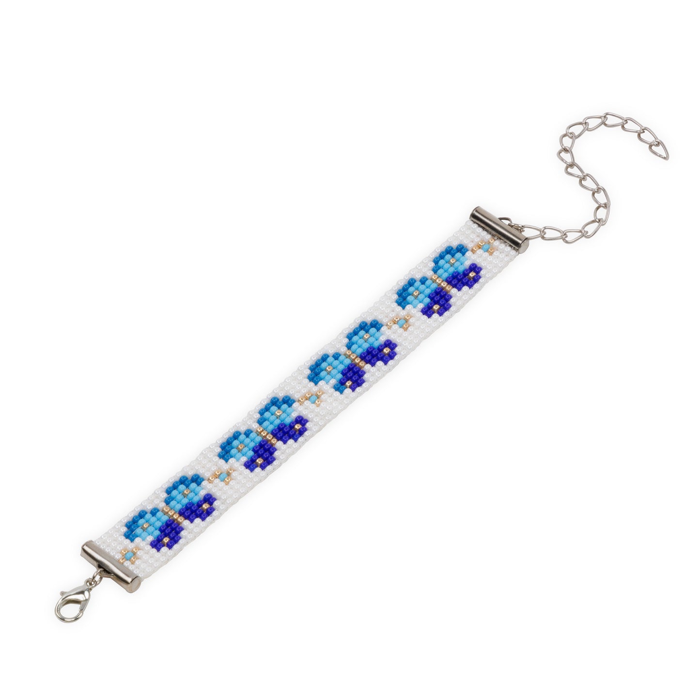 Butterfly Bliss Bead Loom Bracelet