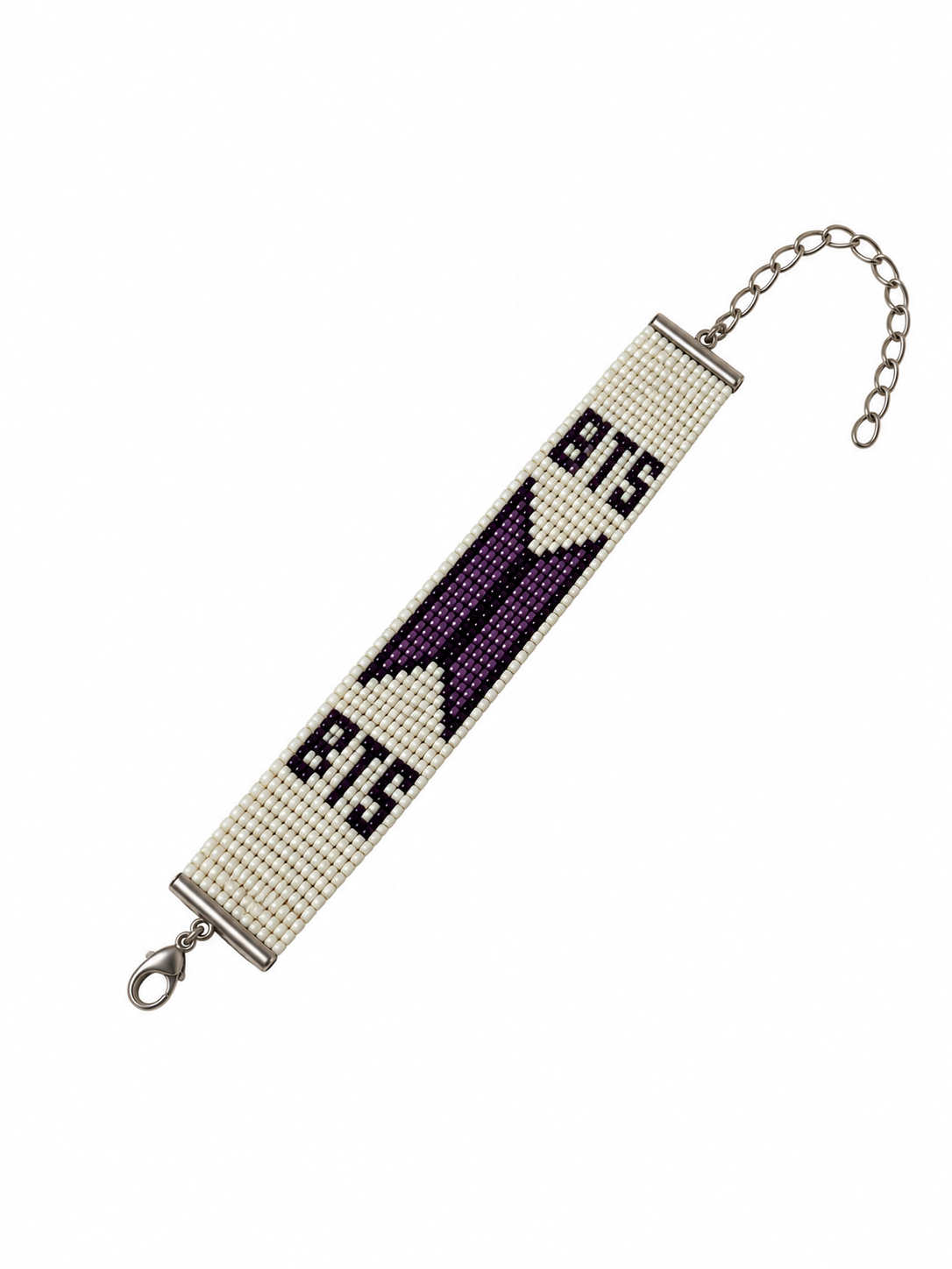 BTS Bead Loom Bracelet