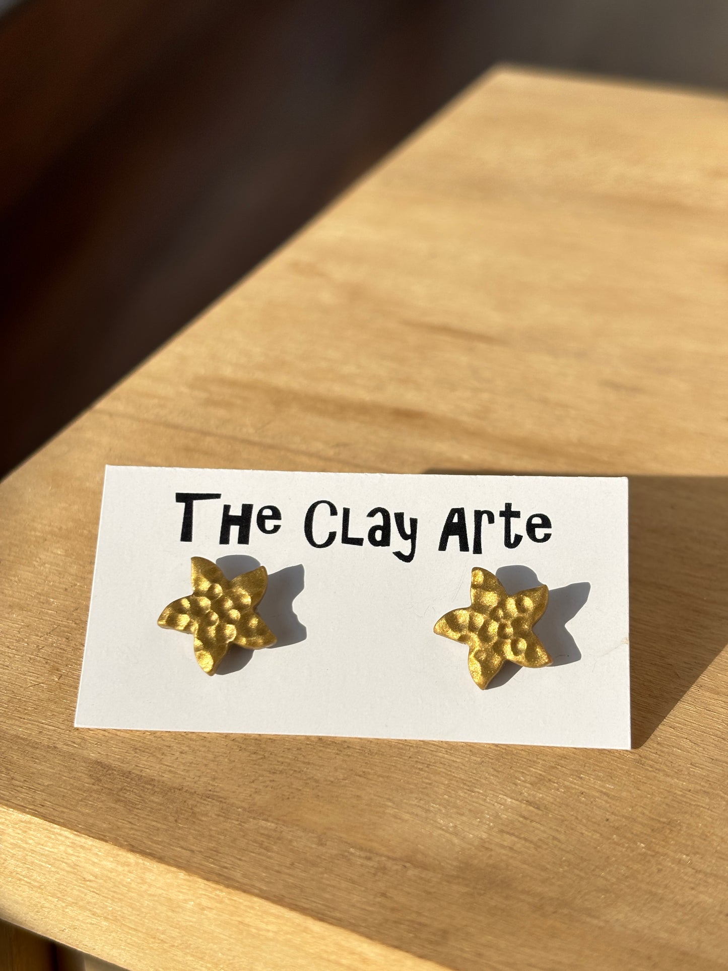 Starry Glow Polymer Clay Earrings