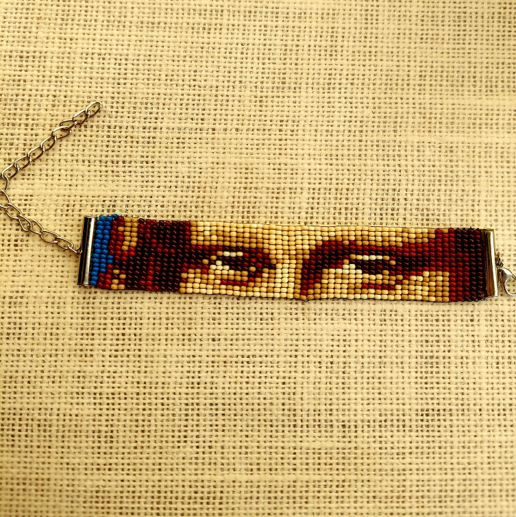 Mona Lisa Bead Loom Bracelet