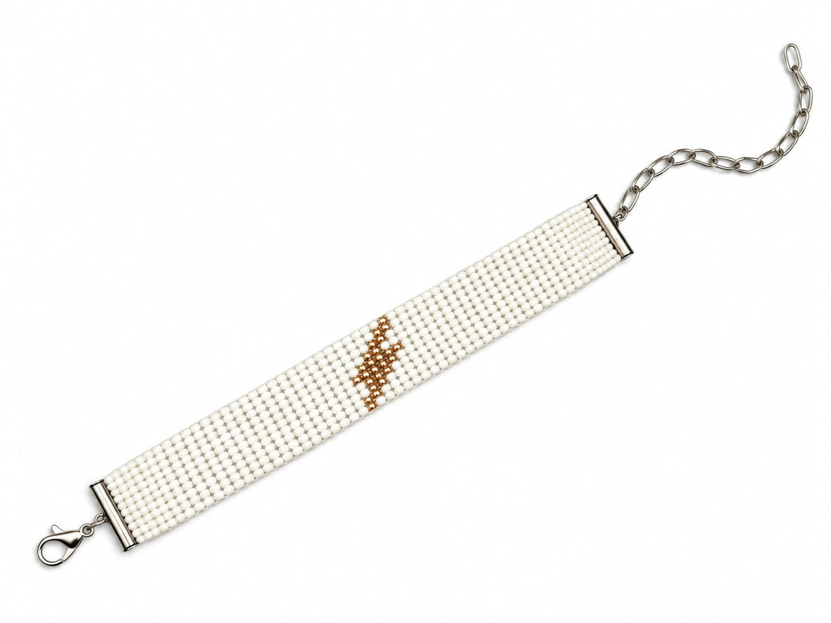 Harry Potter Lightening Bolt Bead Loom Bracelet