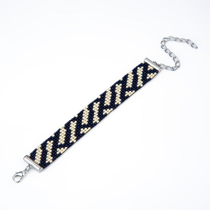 Vanilla Berry Bead Loom Bracelet