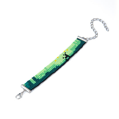 Sylvan Deer Bead Loom Bracelet