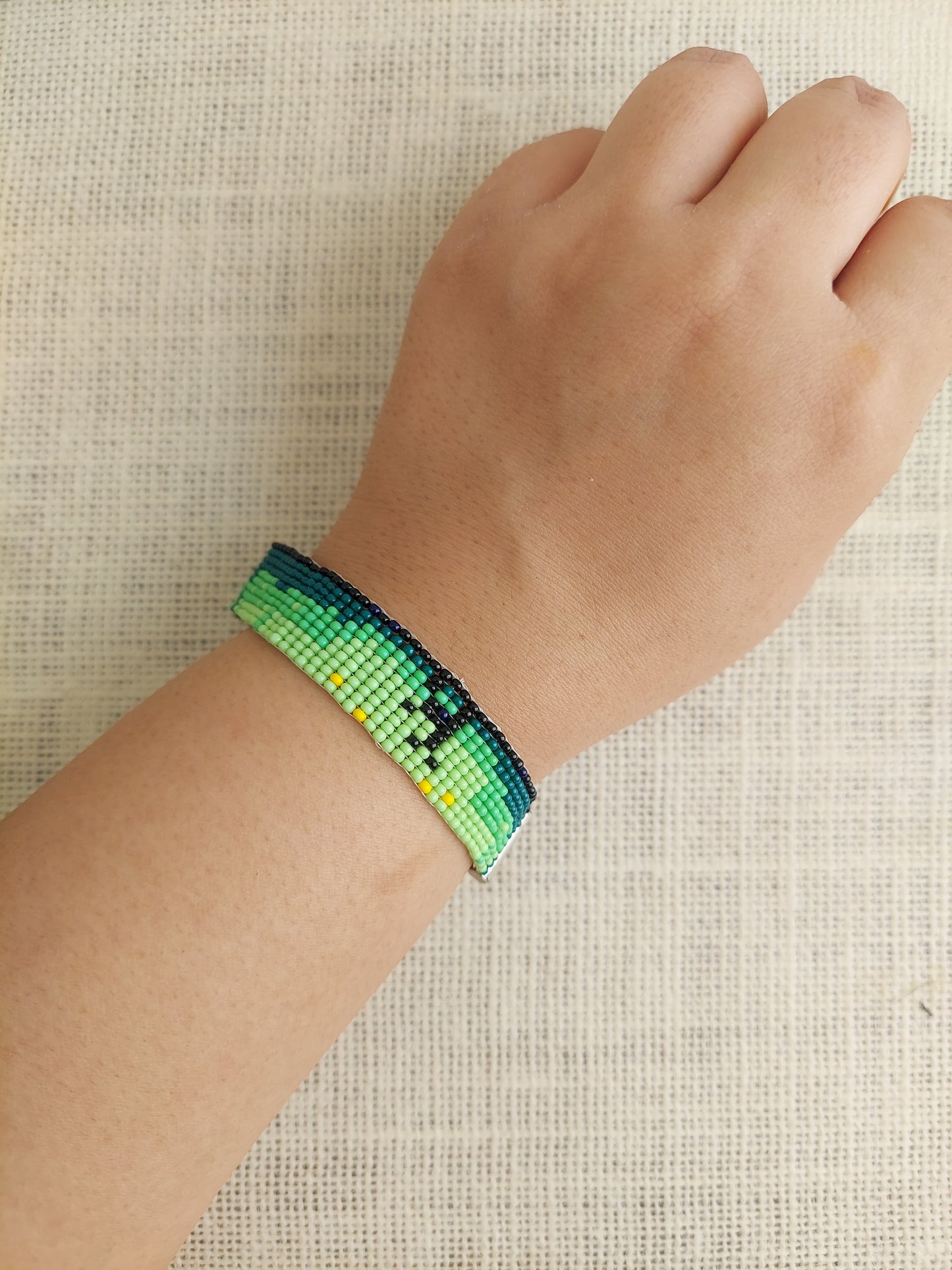 Sylvan Deer Bead Loom Bracelet