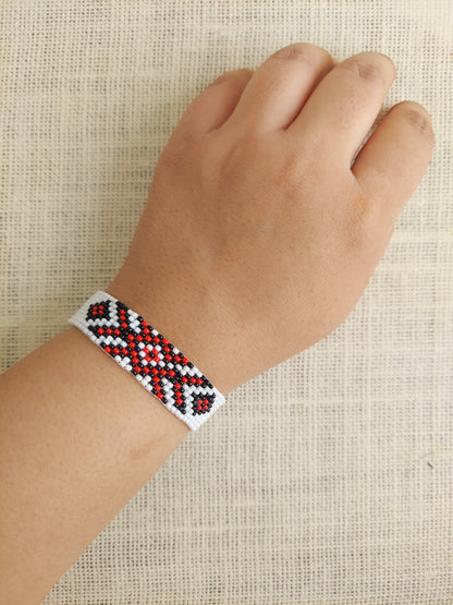 Summer Glow Bead Loom Bracelet