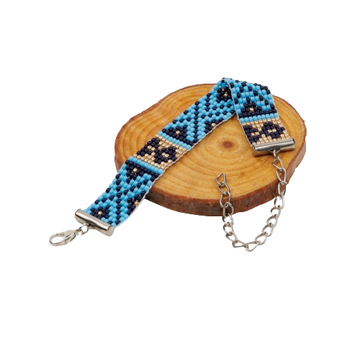 Iris Bead Loom Bracelet