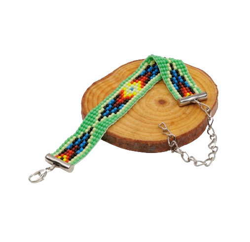 Earth Core Bead Loom Bracelet