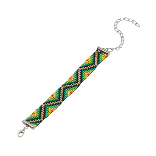 Kaleidoscope Bead Loom Bracelet