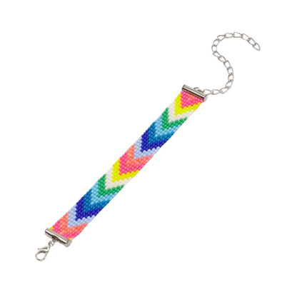 Vibgyor Bead Loom Bracelet