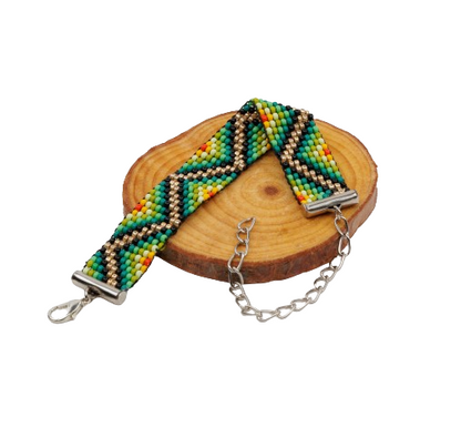 Kaleidoscope Bead Loom Bracelet