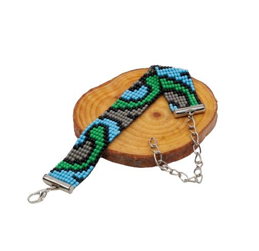 Earth Bead Loom Bracelet