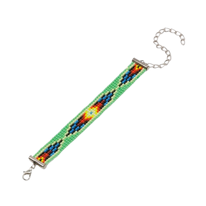 Earth Core Bead Loom Bracelet