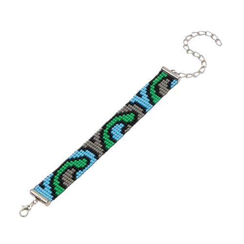 Earth Bead Loom Bracelet