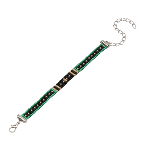 Ivy Thin Bead Loom Bracelet