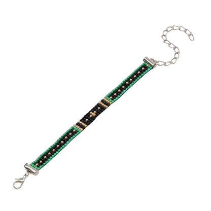 Ivy Thin Bead Loom Bracelet