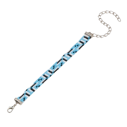 Water Maze Thin Bead Loom Bracelet