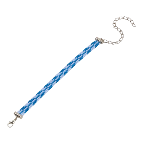 Reflection Thin Bead Loom Bracelet