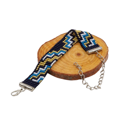 Morning Glory Bead Loom Bracelet