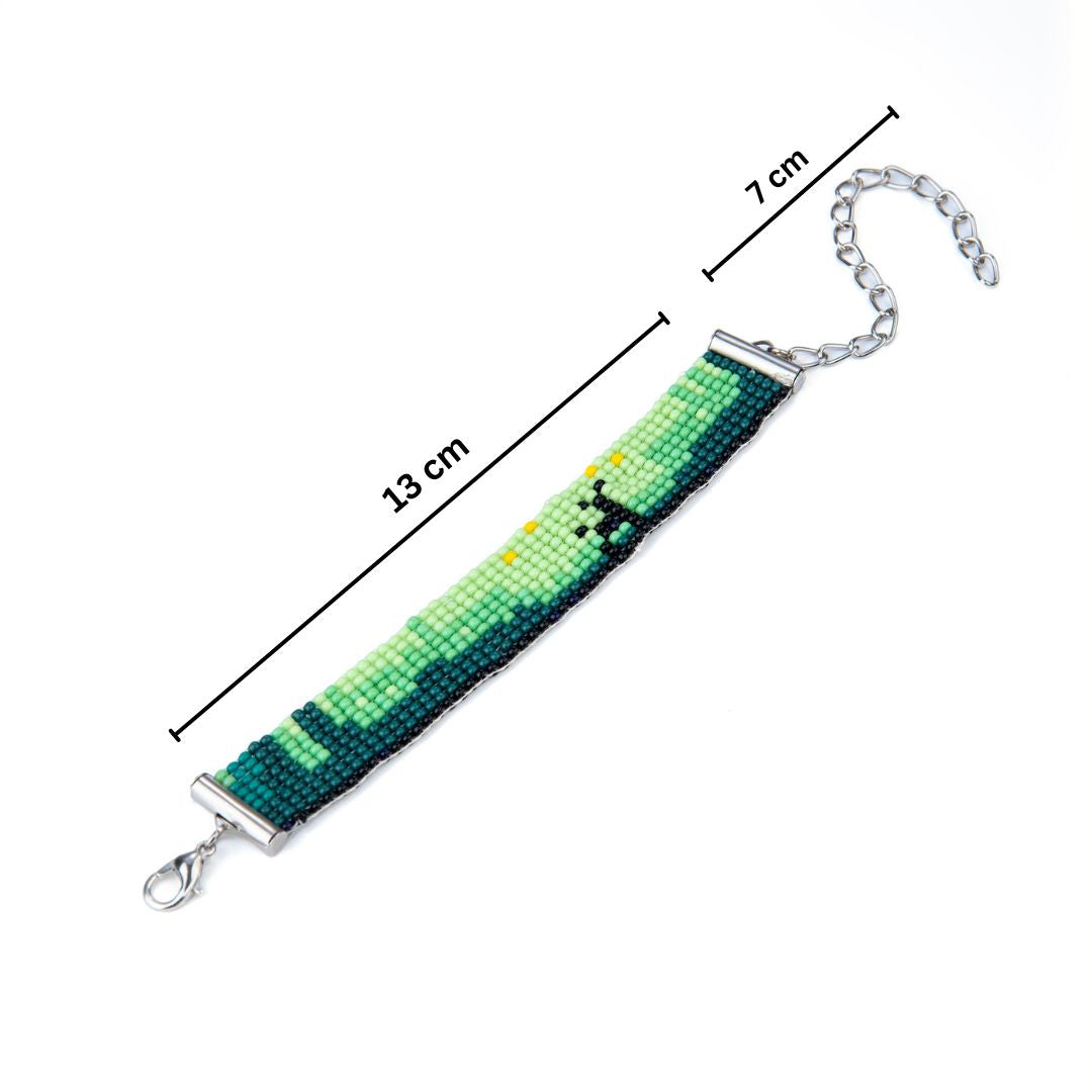 Sylvan Deer Bead Loom Bracelet
