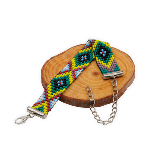 Kaleidoscope Bead Loom Bracelet