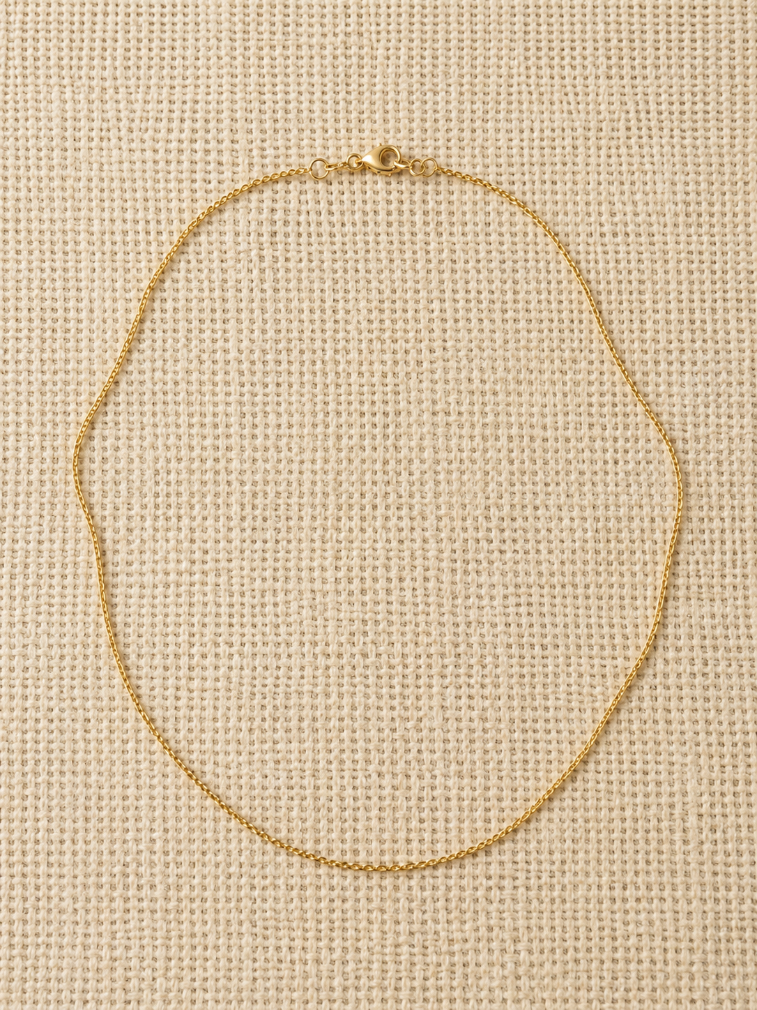 Brass Necklace for Charm Ecosystem, Tarnish Resistant