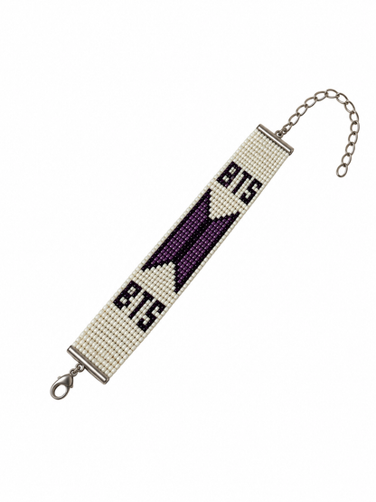 BTS Bead Loom Bracelet