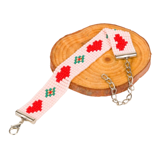 Christmas Bead Loom Bracelet (III)
