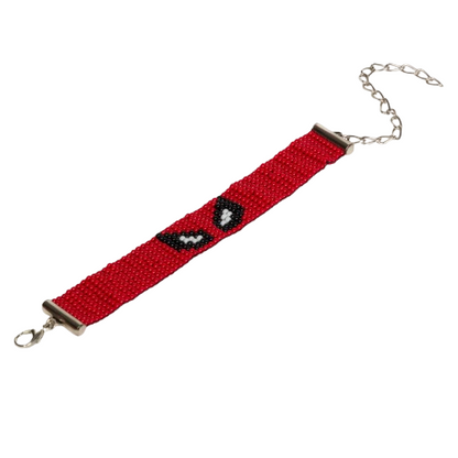 DeadPool Marvel Superhero Bead Loom Bracelet