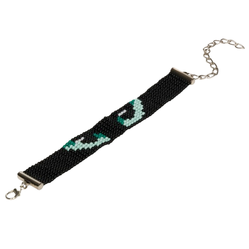 "How to Train your dragon" Bead Loom Couple Bracelet- Black