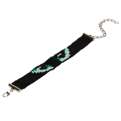 "How to Train your dragon" Bead Loom Couple Bracelet- Black
